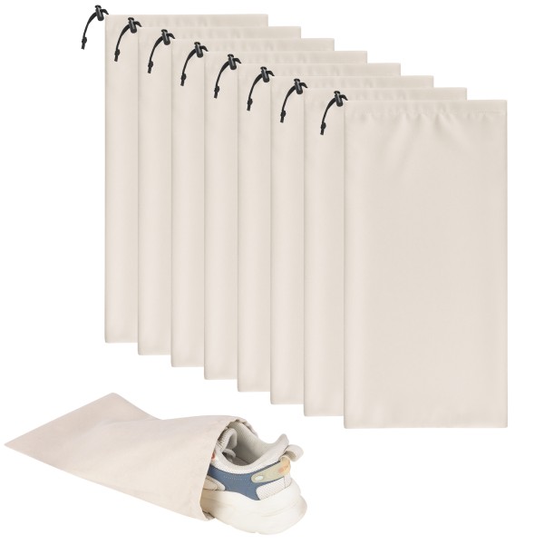 8 Pcs Single Shoe Bags for Travel - 18"X9" Packing Shoe Travel Bags for Suitcase, Shoes