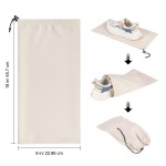 8 Pcs Single Shoe Bags for Travel - 18"X9" Packing Shoe Travel Bags for Suitcase, Shoes