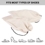 8 Pcs Single Shoe Bags for Travel - 18"X9" Packing Shoe Travel Bags for Suitcase, Shoes