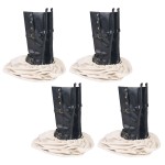 4 Pack Cowboy Boot Storage Bags, 21"×12", Drawstring Travel Protective Pouches for Boot Storage