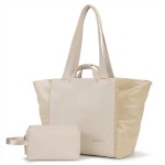 Tote Bag for Women, Lightweight Gym Travel Bags with Yoga Mat Strap, Wet Pocket, Shoe Bag & Cosmetic Pouch, 3-PC Set Versatile Tote for Workout Fitness Pilates Swimming Work Stylish Handbag