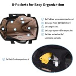 LAIMEIWEE Gym Bag for Women, Lightweight Tote Bags with Wet Pocket & Yoga Mat Straps, Expandable Duffel Bag with Storage Bag & Cosmetic Pouch for Fitness, Pilates, Travel, Weekend, Workout, Sports