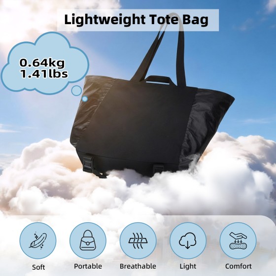 Tote Bag for Women, Lightweight Gym Travel Bags with Yoga Mat Strap, Wet Pocket, Shoe Bag & Cosmetic Pouch, 3-PC Set Versatile Tote for Workout Fitness Pilates Swimming Work Stylish Handbag