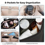 Tote Bag for Women, Lightweight Gym Travel Bags with Yoga Mat Strap, Wet Pocket, Shoe Bag & Cosmetic Pouch, 3-PC Set Versatile Tote for Workout Fitness Pilates Swimming Work Stylish Handbag