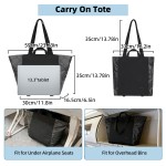 Tote Bag for Women, Lightweight Gym Travel Bags with Yoga Mat Strap, Wet Pocket, Shoe Bag & Cosmetic Pouch, 3-PC Set Versatile Tote for Workout Fitness Pilates Swimming Work Stylish Handbag