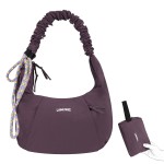 Shoulder Bag for Women, Soft Lightweight Nylon Hobo Bag,Water-Resistant Crescent Crossbody Bag, Slouchy Handbag