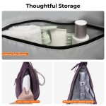 Shoulder Bag for Women, Soft Lightweight Nylon Hobo Bag,Water-Resistant Crescent Crossbody Bag, Slouchy Handbag
