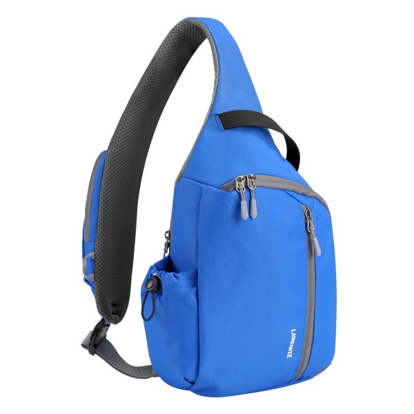 Crossbody Sling Bag, Chest Bag with RFID Blocking & Adjustable Stabilizer Strap, Lightweight Shoulder Bag, Water-Resistant Compact EDC Bag for Travel, Hiking, Outdoor