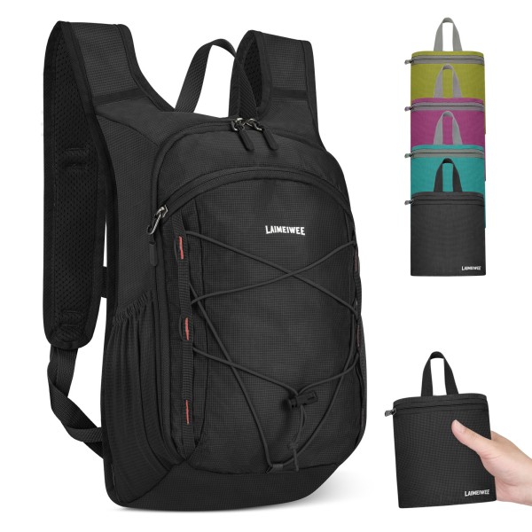 LAIMEIWEE 13L Small Packable Hiking Backpack, Lightweight Foldable Daypack for Day Trips, Travel Day pack for Men Women