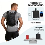 LAIMEIWEE 13L Small Packable Hiking Backpack, Lightweight Foldable Daypack for Day Trips, Travel Day pack for Men Women