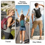 LAIMEIWEE 13L Small Packable Hiking Backpack, Lightweight Foldable Daypack for Day Trips, Travel Day pack for Men Women