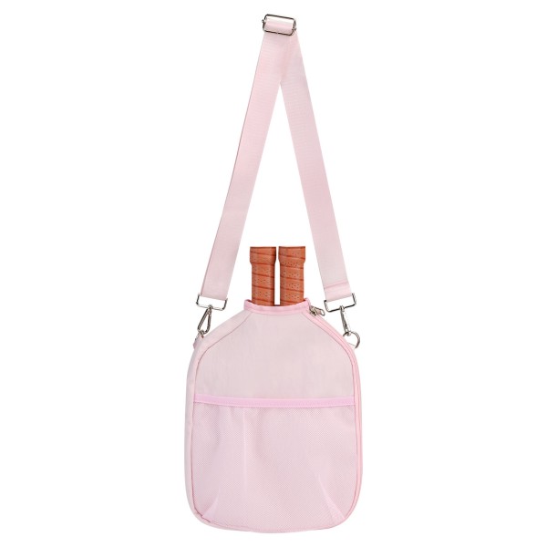 Pickleball Paddle Cover Crossbody Bag with Adjustable Strap Pickle ball Sling Bag Lightweight Pickleball Gifts for Men and Women