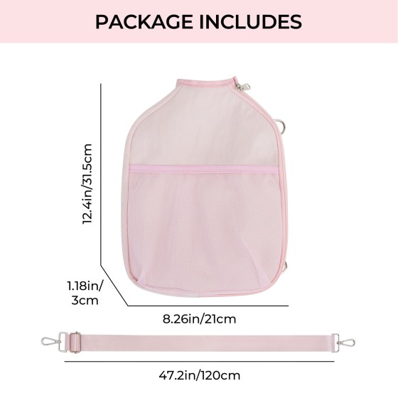 Pickleball Paddle Cover Crossbody Bag with Adjustable Strap Pickle ball Sling Bag Lightweight Pickleball Gifts for Men and Women