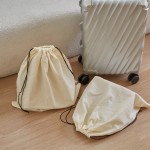 2 Pack Dustproof Drawstring Storage Pouches, Multi-Use Protective Bags for Handbags, Purses, Shoes & Boots